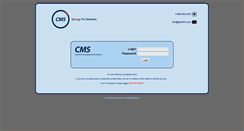 Desktop Screenshot of cms.sps101.com